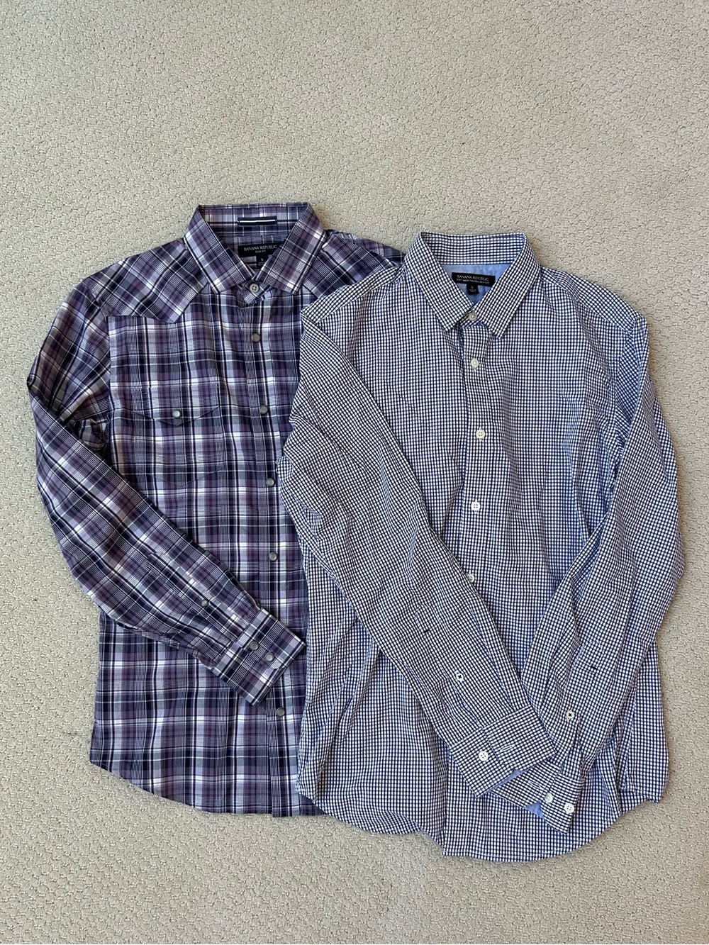 Bundle Banana Republic Slim Fit Shirts Size S